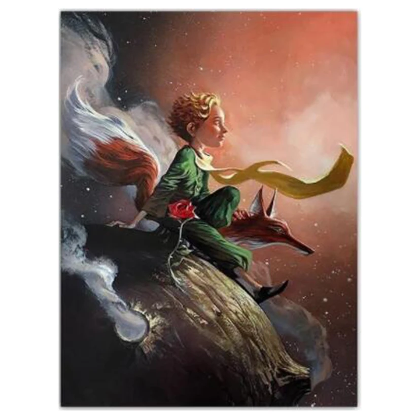 

5D Diy Diamond Painting Cartoon Diamond Embroidery Character Little Prince Cross Stitch Mosaic Wall Picture Kit WG3315