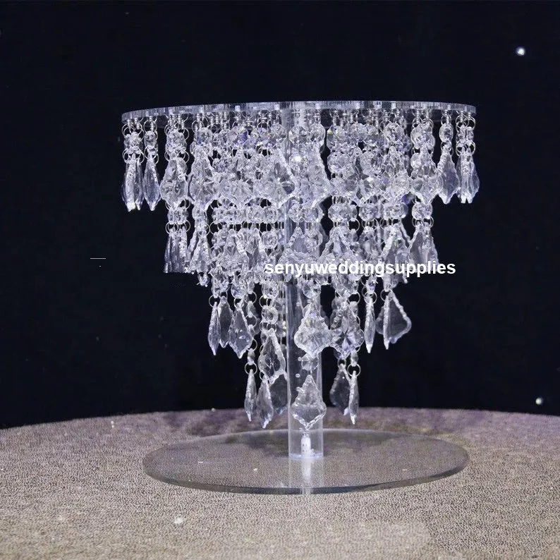 New style  Acrylic acrylic  Flower Display Stand Acrylic Perspex  clear  Wedding Plinths column display stand for table nyu01204