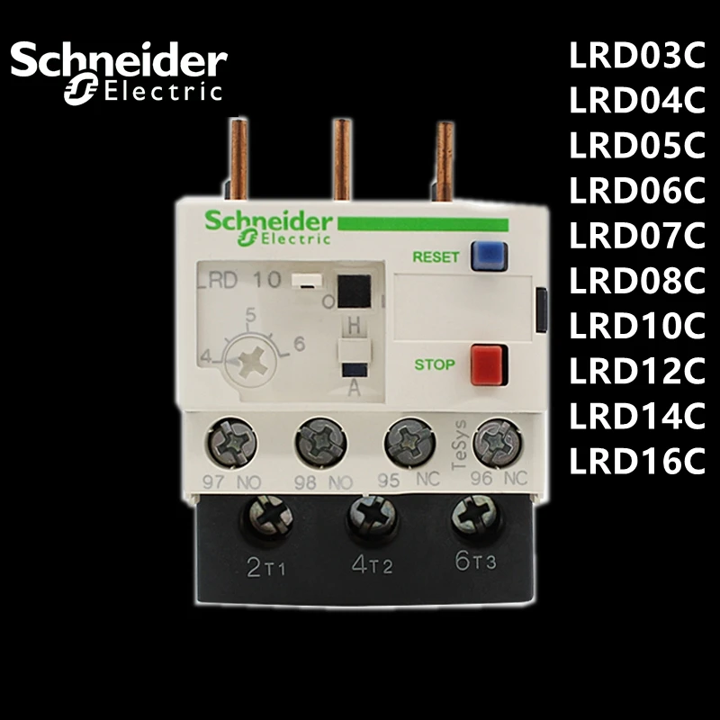 Schneider Thermal overload relay LRD03C LRD04C LRD05C LRD06C LRD07C LRD08C LRD10C LRD12C LRD14C LRD16C Thermal relay