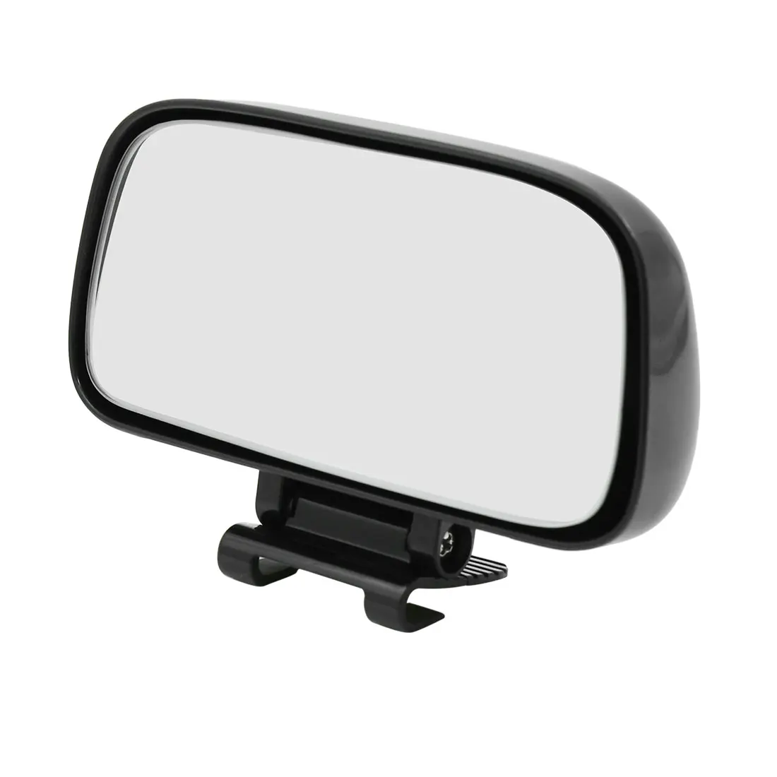 X Autohaux Universal Black Convex Wide Angle Rear View Blind Spot Mirror for Car Truck Snap Way for Parking Auxiliary Rear View