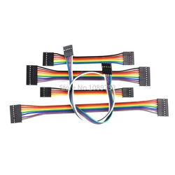 10PCS 2.54MM Jumper Wire Dupont Line Female To Female 1P/2P/3P/4P/5P/6P/7P/8P/9P/10P 10cm/20cm/30cm Length 26AWG