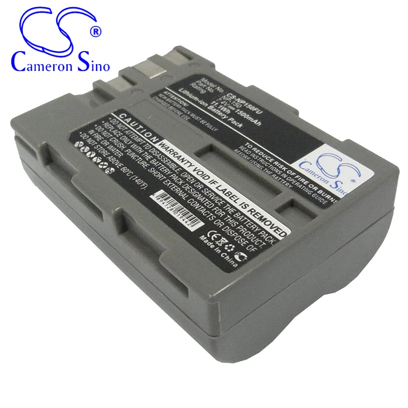 CameronSino Battery for Fujifilm FinePix S5 pro BC-150 IS Pro fits Fujifilm BC-150 NP-150 camera battery 1500mAh 7.40V Li-ion