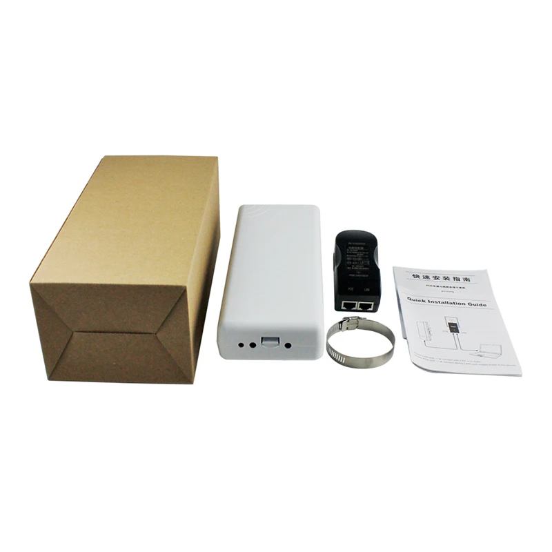 2ชิ้น1-3Km 300 Mbit เปิด Router CPE 2.4G Wireless Access Point Router Wi-Fi ต่อ center Router 24 V POE