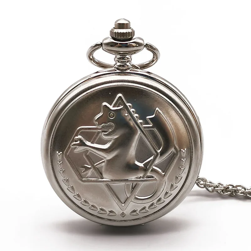 New Design Fashion Men's and Women's Frosted Silver Quartz Pocket Watch Retro Pocket Watch Gift For Men's Women's