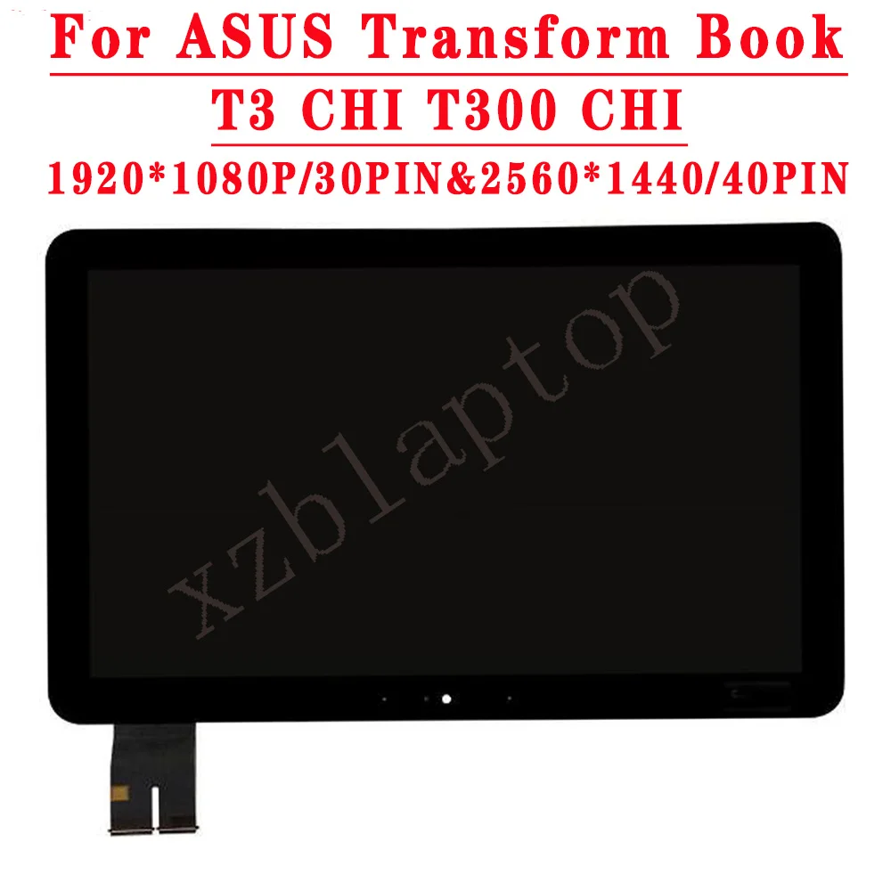 

12.5" LCD For ASUS Transform Book T3Chi T300Chi T3 CHI T300 CHI FHD LCD Display+Touch Screen Assembly B125HAN01.0 & LQ125T1JX03C