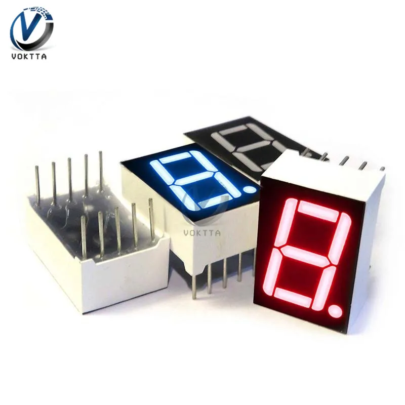 0,56 zoll LED Display Modul 7 Segment 1 Bit/2 Bit/3 Bit/4 Bit Kathode Anode digit Rohr Led-modul Rot Blau Digital Display