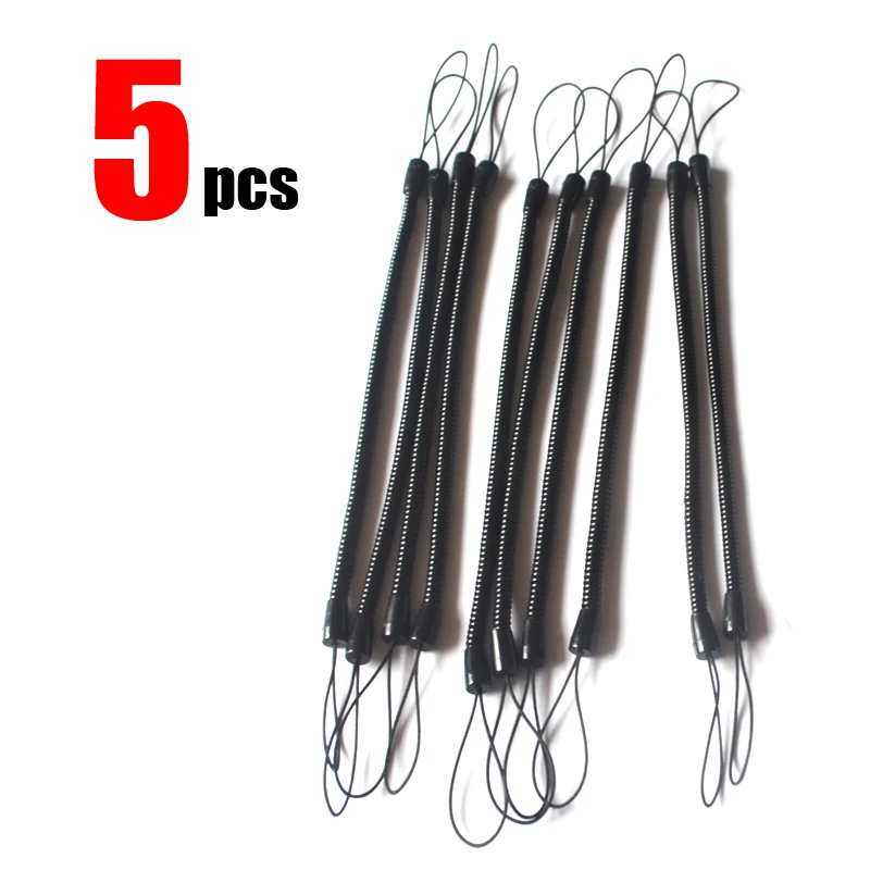 

Ремешок с пружинной веревкой для мобильного телефона, ремешка для телефона, брелка, ручки, подвешивания, стилуса, пластиковых ремней 5 шт.