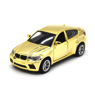 1:32 Alloy Model Car Rare Golden Color Supercar for Boys Door Opened Metal Car Kids Toys Christmas Present