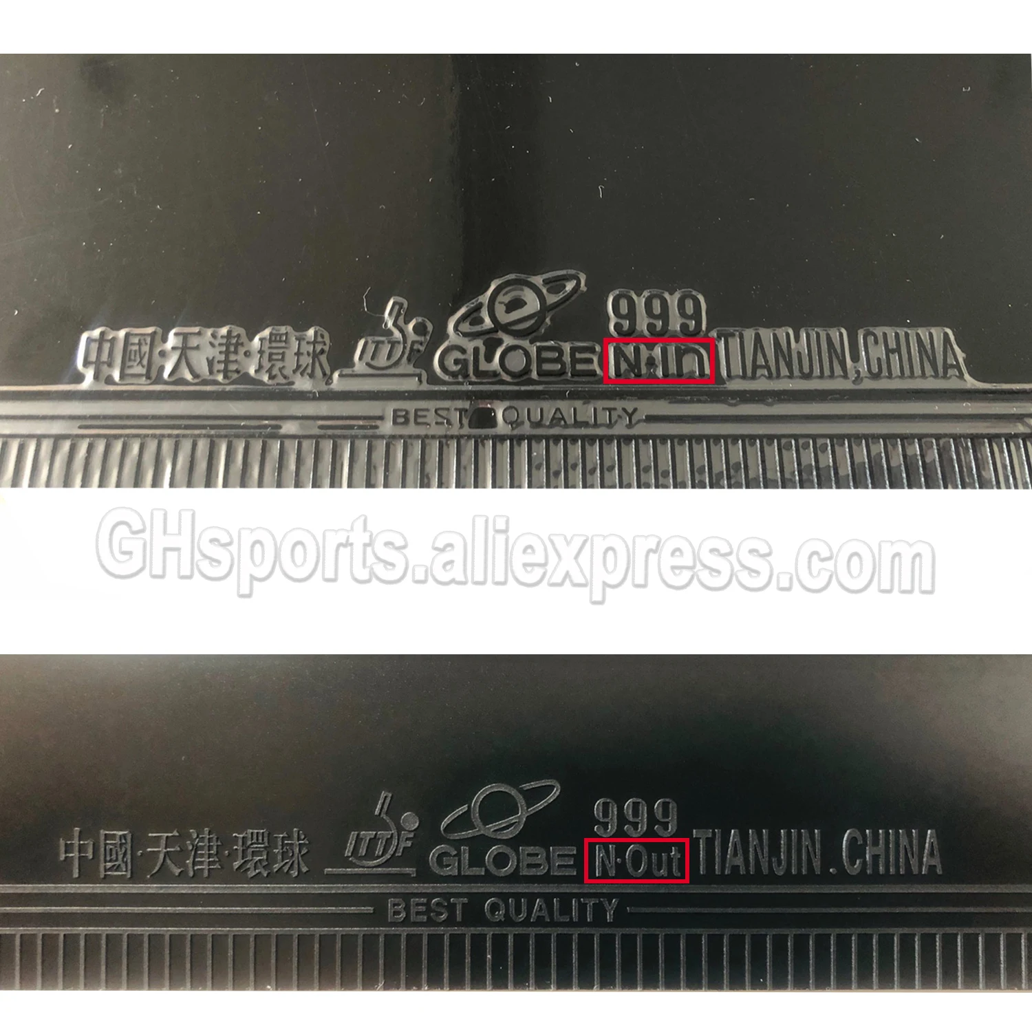 Globus 999 Pickel in Tischtennis Gummi Tischtennis Schwamm – Detail 6