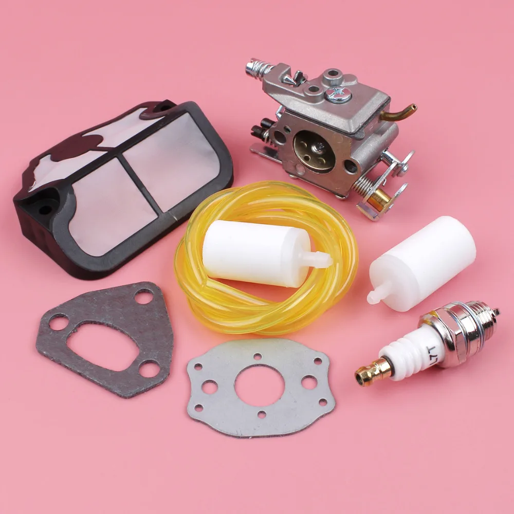La linea di filtro del carburante del carburatore Kit di guarnizioni del filtro dell'aria del tubo flessibile per Husqvarna 136 137 142 141 36 41 motosega sostituisce la parte Zama C1Q-W29E