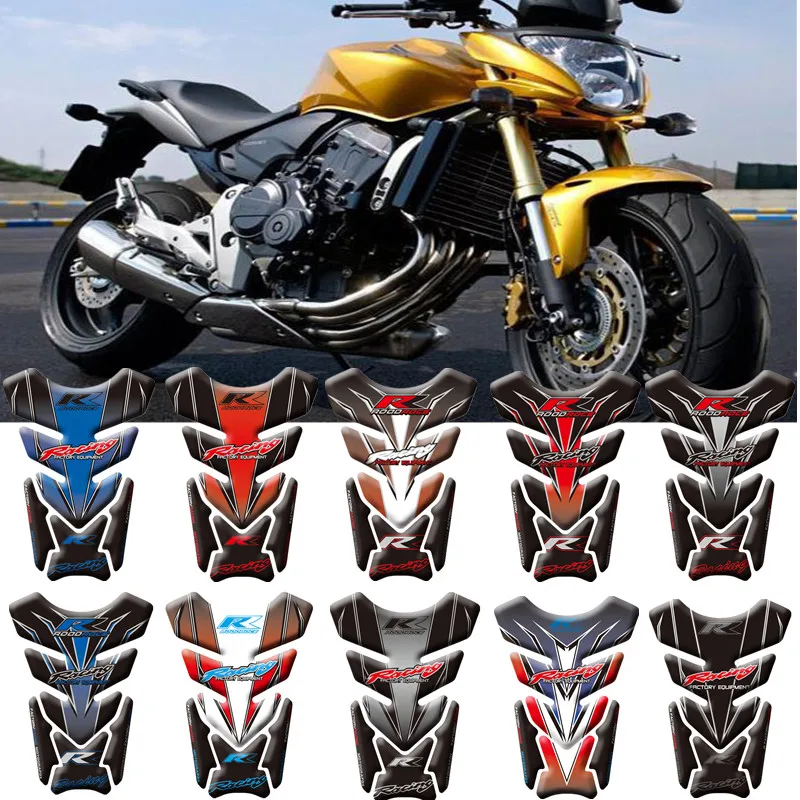 Motorcycle 3D Fuel Tank Pad Protective Stickers Decals For Honda Hornet CB600F CB900F CB1000R 1998-2013 Decals