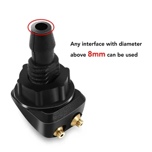 2 Núm vú phổ quát cho chất tẩy rửa cửa sổ phía trước, Honda City Odyssey Civic CRV HRV Legend Jazz RR VTI Fit Sprayer Bán hàng phụ kiện chính của thành phố Honda 2011 - №6