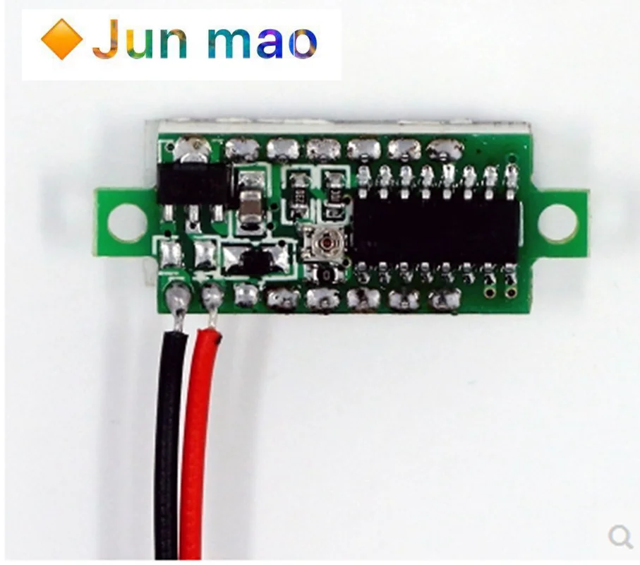 Mini Digital Voltmeter Voltage Tester Meter 0.28 Inch 2.5V-30V LED Screen Electronic Parts Accessories Digital Voltmeter
