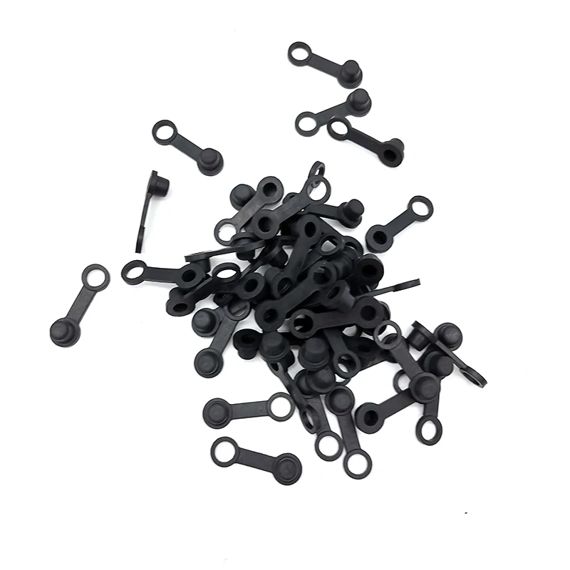 50 stücke 8mm Auto Öl Ablauf Pumpe Schraube Gummi Staub Abdeckung Bremsentlüftungs Schraube Caps Fett Fitting Kappe