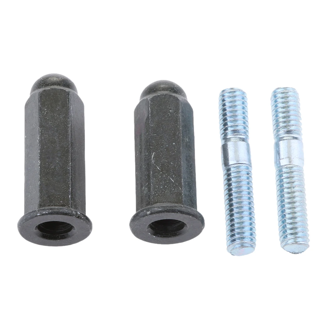 M6 32mm Metal Exhaust Stud Bolt Nut Set for110cc 125cc 140cc 160cc Pit Dirt Bike