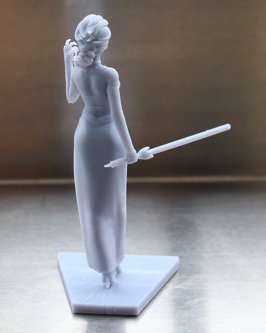 1/24 75mm 1/18 100mm Resin Model Girl Princess Figure Sculpture Unpainted No Color RW-370