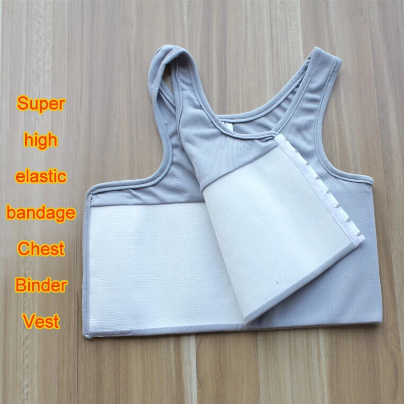 

Upgraded Chest Binder Breast Crop Top Bralette Waist Corsets Buckle Lesbian women Chest Binder Tank Top Bandage