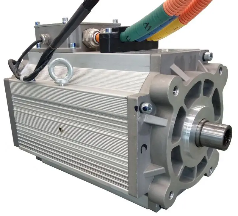 High-power 25KW AC motor, battery car, electric car parts, central motor modification kit