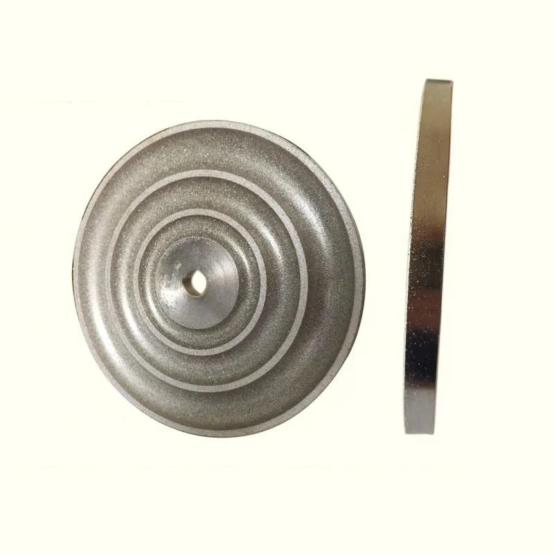 6 inch 150mm Diamond Grinding Wheel Disc 3 Groove Ring Face Egg Shaping Jade Polishing for Angle Machine 12.7mm Inner Hole