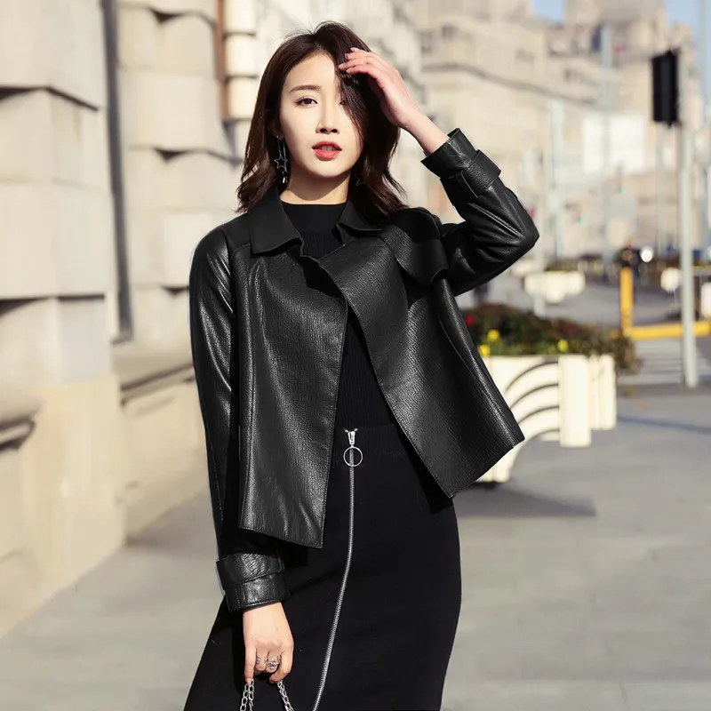 Genuine Leather Jacket Spring Autumn Jacket Women 300% Real Sheepskin Coat Female Korean Bomber Jackets Chaqueta Mujer