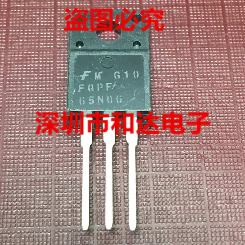 10pcs FQPF65N06 TO-220F