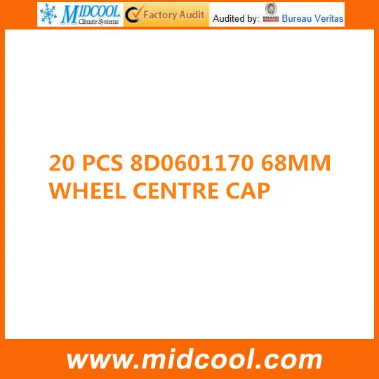 

20 PCS High Quality Wheel Cap for 68MM 8D0601170