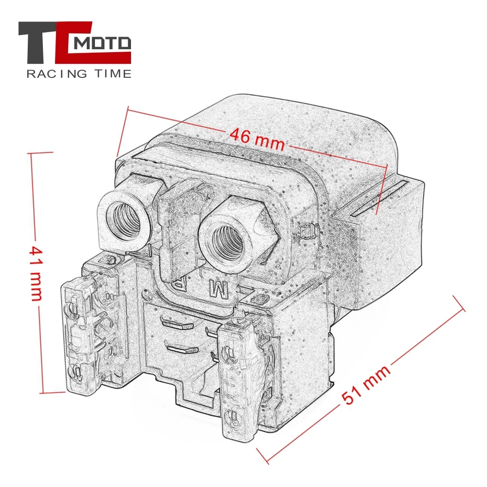 TCMOTO Starter Solenoid Start Relay For KTM 200 250 300 400 450 500 EXC 625 SMC 640 DUKE II 690 SMC 1190 RC8 1050 ADVENTURE ABS