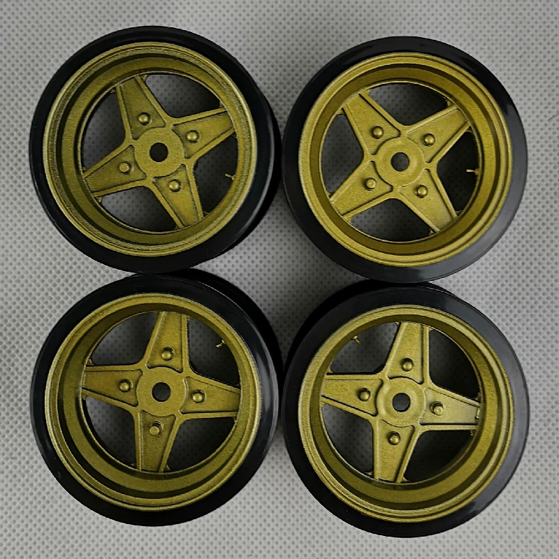 4pcs 6/9mm Offset RC Car 1/10 Scale Plastic Wheels Rims Drift On road Touring Model Hobby