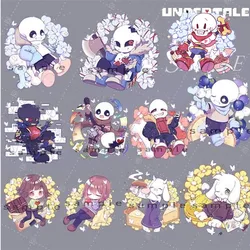 Anime Undertale Frisk Chara Toriel Sans Papyrus Asriel Ink Error Horror Keychain Cosplay Acrylic Key Chain Pendant Keyring Props