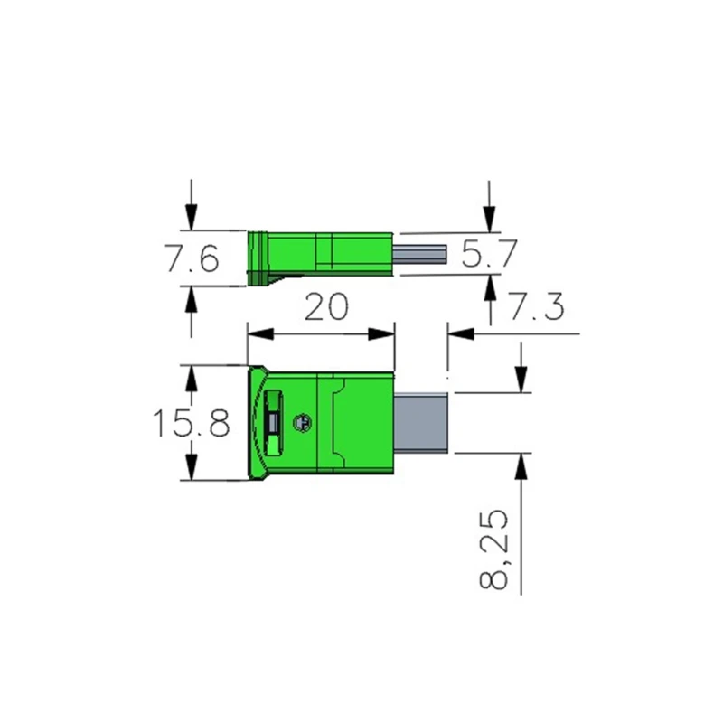Mini Type-C LED RGB الضوء المحيط ، سطوع قابل للتعديل ، 8 مصباح متغير اللون ، منخفضة الطاقة ، متعددة الوظائف ، عالية مشرق