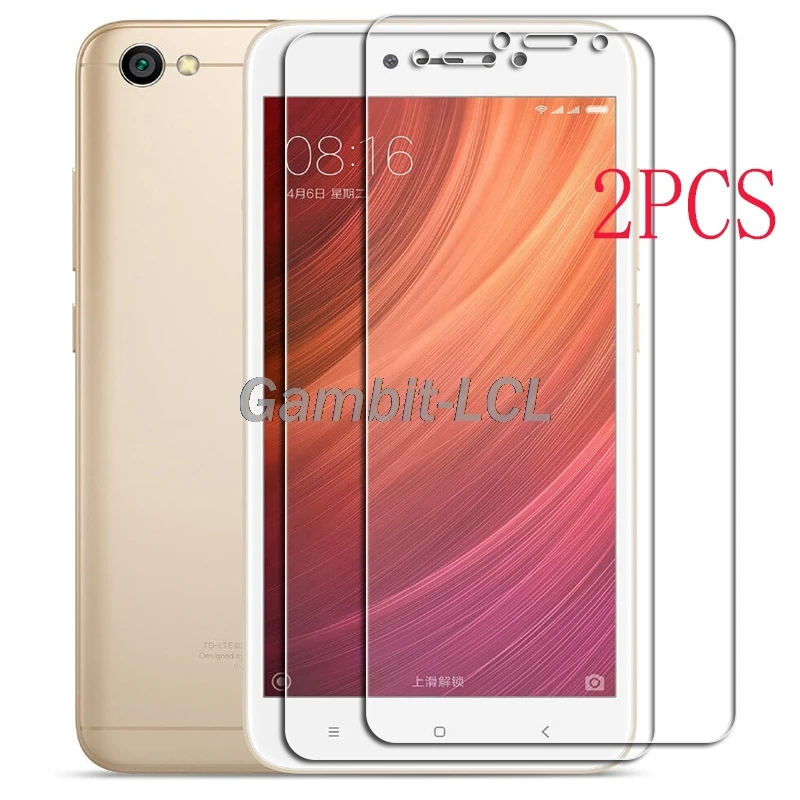 For Xiaomi Redmi Note 5A Prime Tempered Glass Protective ON Note5A MDI6S 5.5INCH Screen Protector Phone Cover  Film