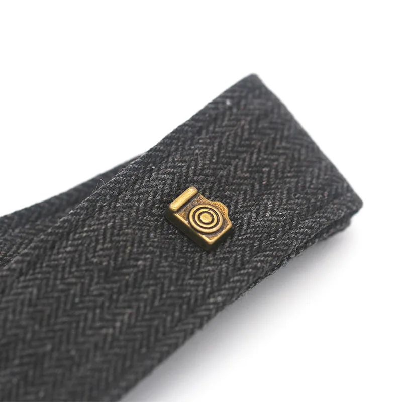 Foleto Universal Nylon Camera Neck Strap Vintage Leather Wrist Strap Belt For Nikon Canon DSlr Cameras Strap Accessories Part