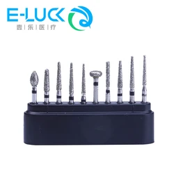 Dental Diamond Burs FG 1.6mm Polishing Drills  High Speed Handpiece Dentistry Accessories Nail Polishing Preparation/ Repair