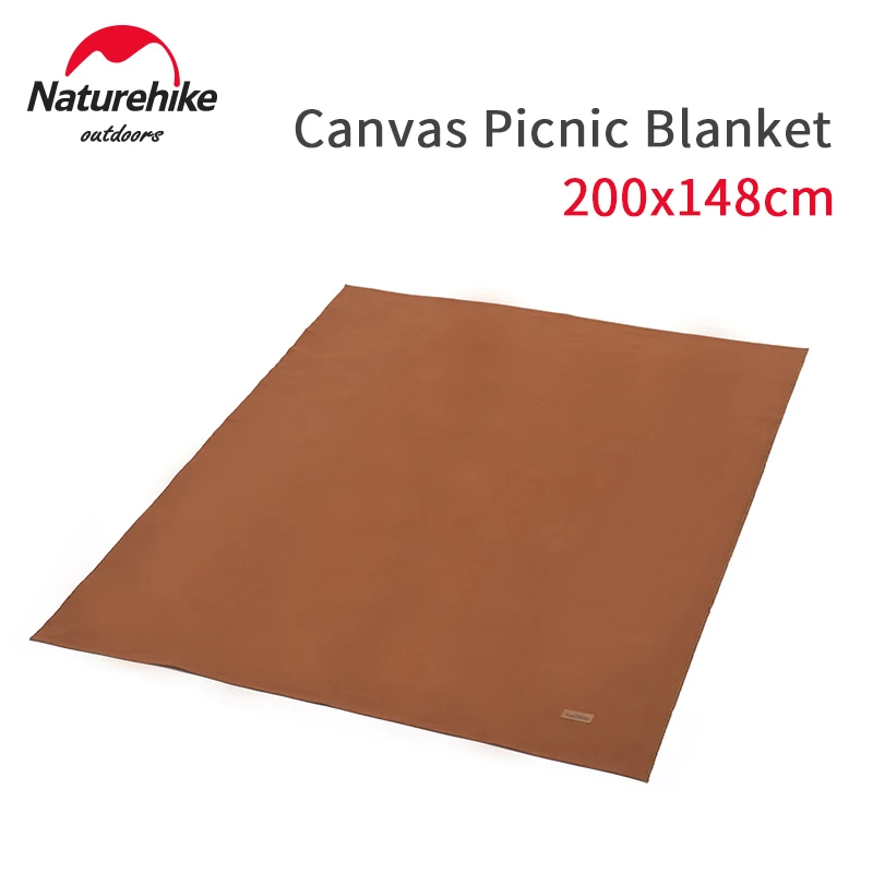 

Naturehike Camping Blanket Portable Picnic Canvas Mat 100% Cotton Picnic Cloth Waterproof Oilproof Outdoor Outing Blanket Park