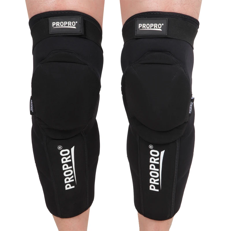 

Bike Extended Knee Guards Neoprene/Kevlar Fabric/PE Shell Riding/Skiing/Mountain Calf Protection For Best Mtb Knee Pads