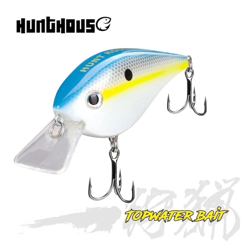 

Hunthouse Crankbait Fishing Lure Square Bait Floating 65mm/16.5g Hard Lure Wobblers Swimbait For Bass Pike