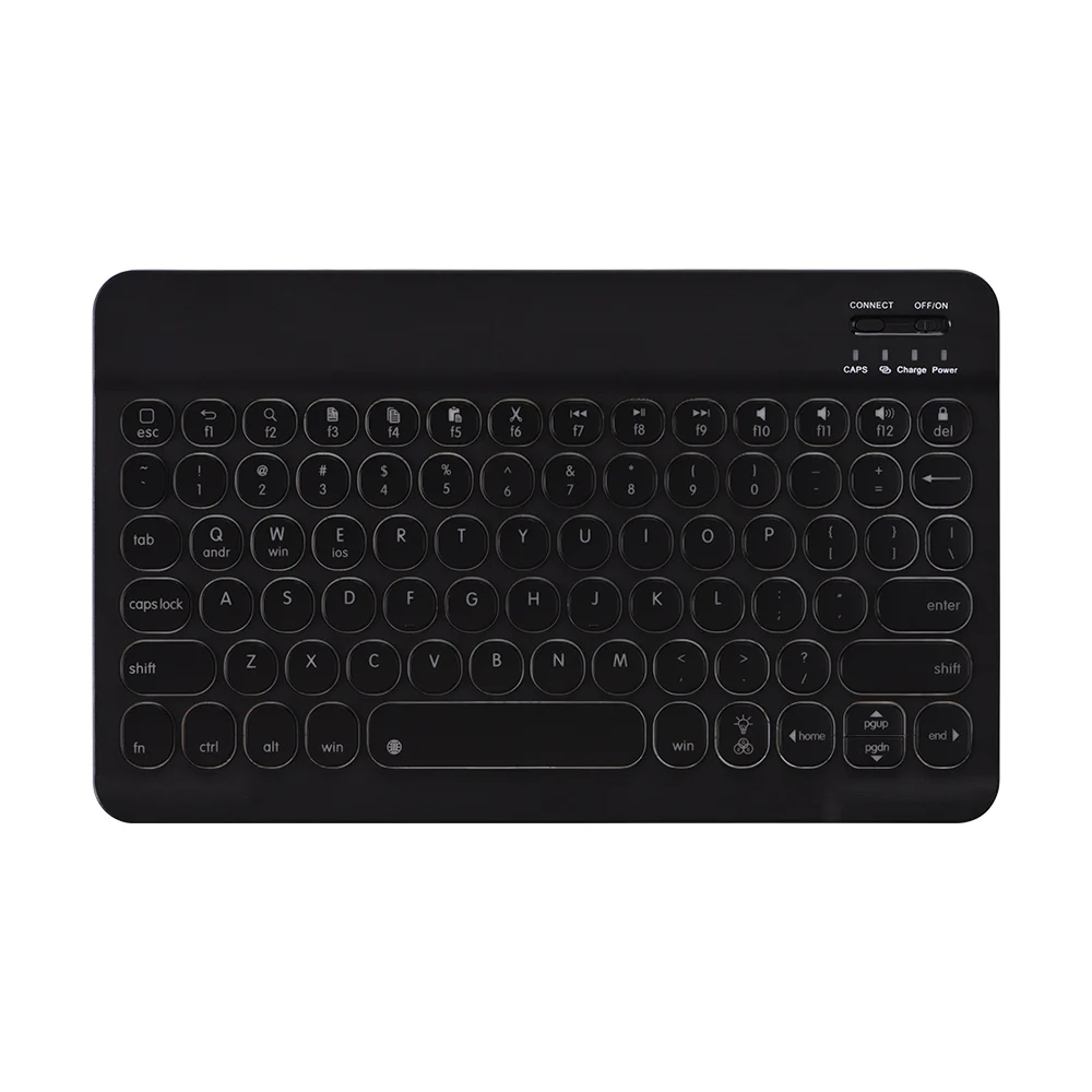 Slim Portable LED Backlight Wireless Bluetooth Russian Hebrew Keyboard Mouse For Samsung Galaxy Tab A7 10.4 2020 T500 T505 T507