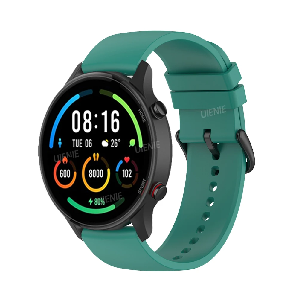 Correa de silicona para reloj Xiaomi Mi, pulsera de repuesto de 22mm, edición deportiva a Color