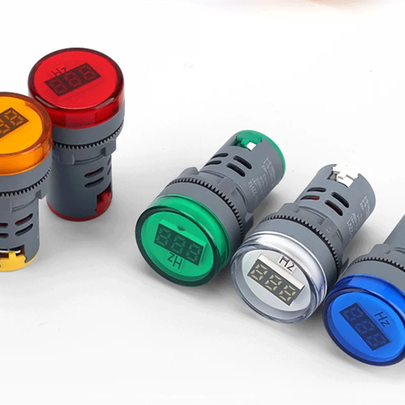 DIY Mini Digital Voltmeter 22mm Runde AC 12-500V Volt Spannung Tester Meter Monitor Power LED Anzeige pilot Lampe Licht Display