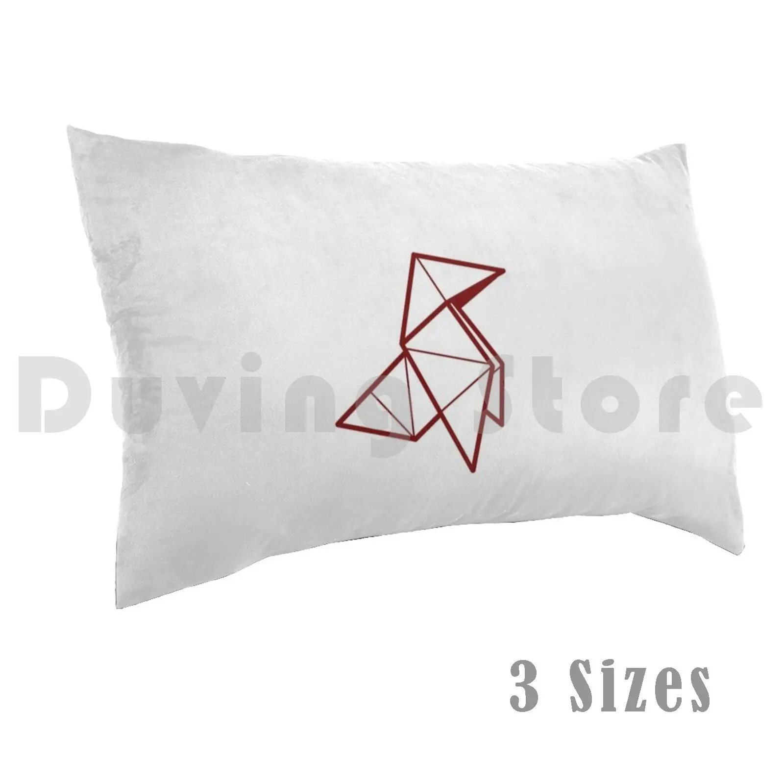 Money Heist-Origami Crane ( Red ) Pillow Case Printed 35x50 Money Heist La Case De Papel Heist Money