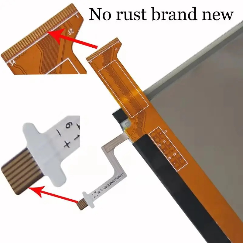 6 inch LCD with Backlight Screen Display matrix For Onyx BOOX Columbus 2 Reader Ebook eReader touch panel toucn screen