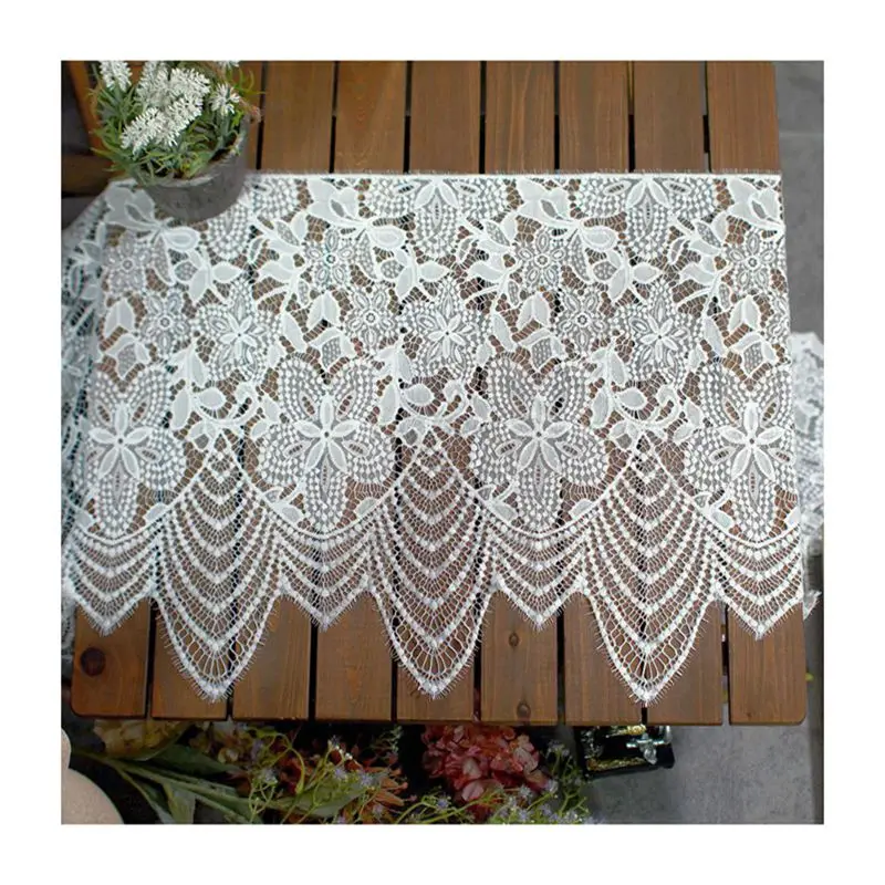 3meters long and 44cm wide thick lashes lace fabric DIY curtain skirt underwear clothing fabric