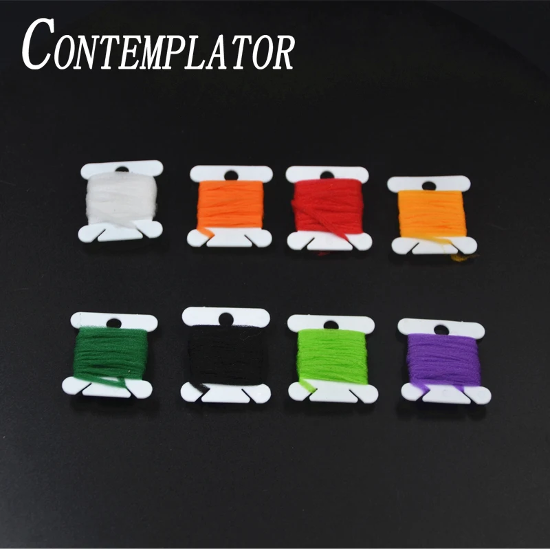 CONTEMPLATOR 8optional Colors Dry Flies Parachute Posts Split Wings Fly Tying Fibers 2yard/card Floating Yarns For Emerger Cases