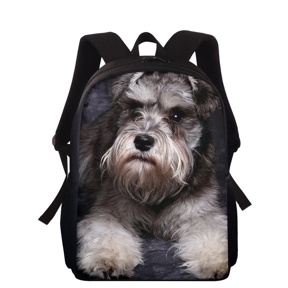 

ELVISWORDS Customize Backpack Cute Dog Printing School Bags For Teenager Book Bag Women knapsack 15 Inch Fashion Mochila Escolar