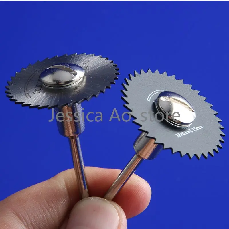 10pcs + 3 Shank Set HSS lama per sega disco da taglio sottile utensili per la lavorazione del legno lama da taglio mulino elettrico lame per sega circolare