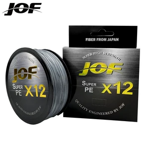 JOF-PE-Fischerei, 12 Strähnen, stark, Abriebfestigkeit, Multifilament-Angellinie, 300 m 9 Hauptverkäufe Multifilament Line 12 Wire JOF - №4