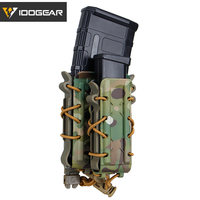 IDOGEAR Tactical Magazine Pouch MOLLE Mag Holder Rifle Mag Pouch 5.56 7.62 9mm  Duty Tactical Mag pouch
