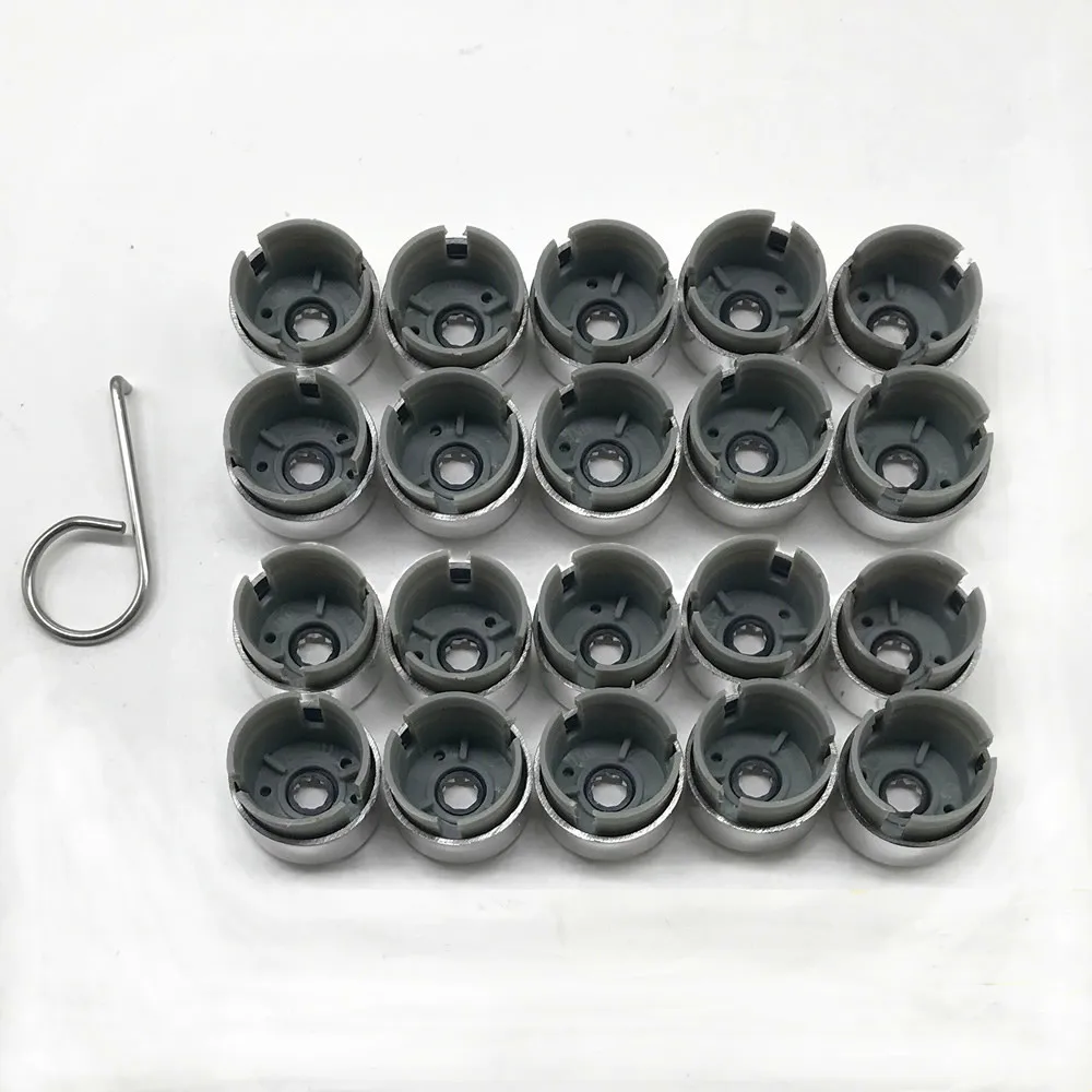 20x Chrome Wheel Lug Bolts Screw Caps Cover for Volkswagen VW Touareg 2004 2005 2006 2007 2008 2009 2010 2011 2012 2013 2014