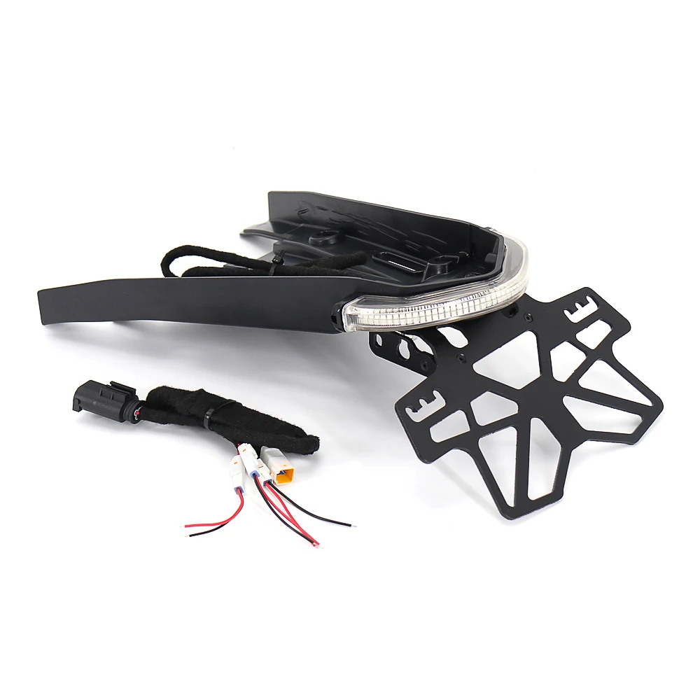 NEW License Plate Holder Rear LED Turn Signal Stop Brake Tail Light Bracket For BMW R NINE T NINET R9T Plug and play R nine T