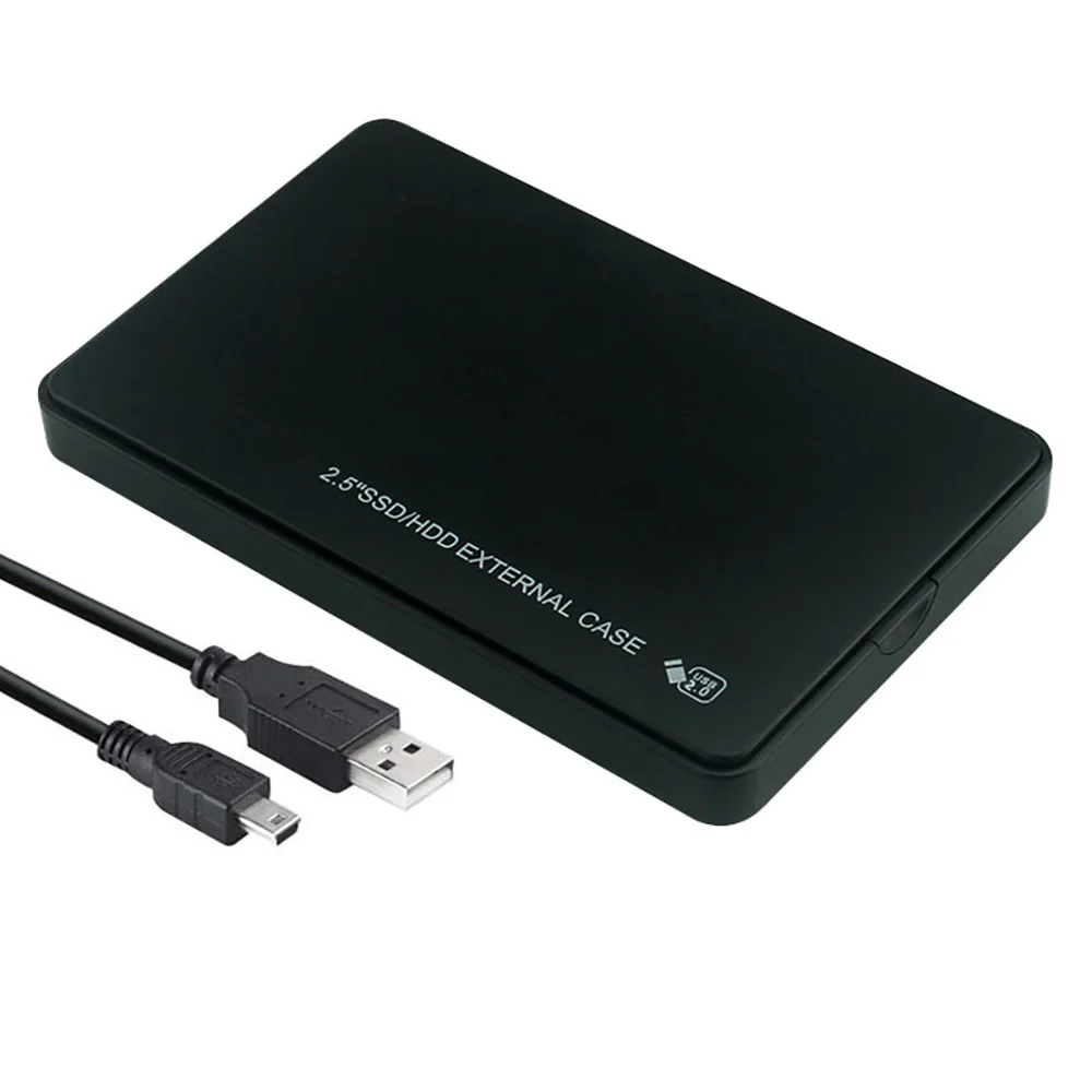 Disque dur externe USB 2.0, SATA SSD de 2 to, étui Portable pour ordinateur de bureau